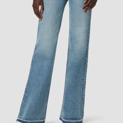 Shop Hudson Rosie High-rise Wide Leg Jean In Blue