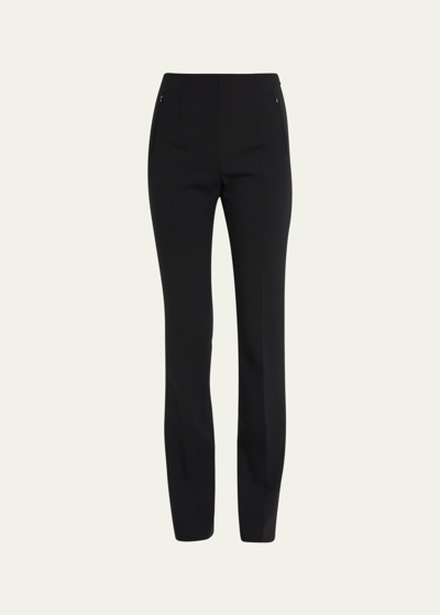 Shop Akris Constance Double-face Wool Pants In Black