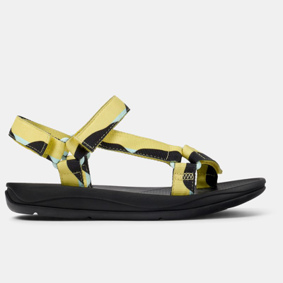Shop Camper Match Sandals In Yellow
