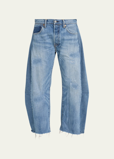 Shop B Sides Vintage Lasso Ankle Jeans In Vintage Indigo