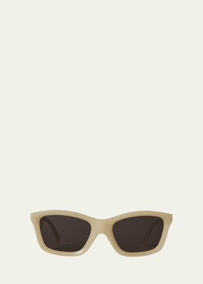 Shop Totême The Classics Acetate Square Sunglasses In Natural