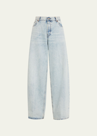 Shop Haikure Bethany Wide-leg Jeans In Stromboli Blue