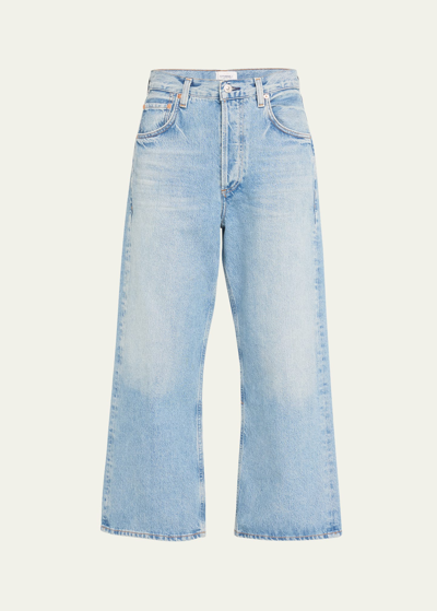 Shop Citizens Of Humanity Gaucho Vintage Wide-leg Jeans In Misty Lt Ind