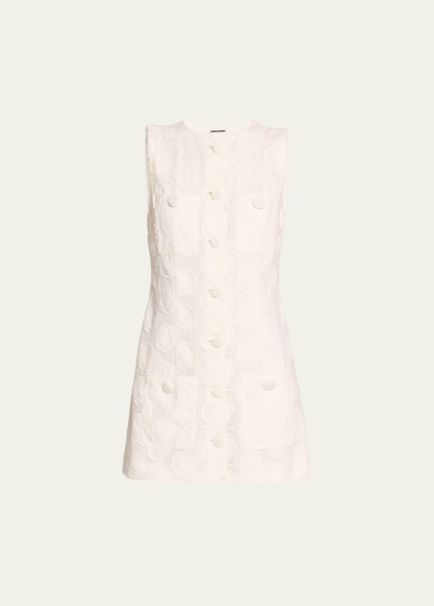 Shop Alexis Layla Sleeveless Lace Mini Dress In White