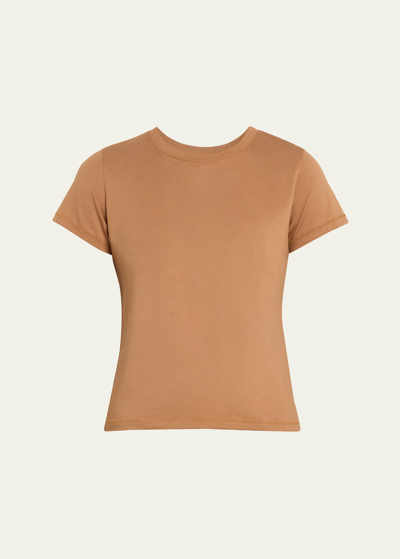 Shop Frame Baby Tee In Tobacco