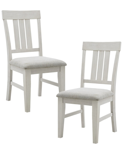 Shop Ink+ivy Set Of 2 Sonoma Dining Side Chair In White