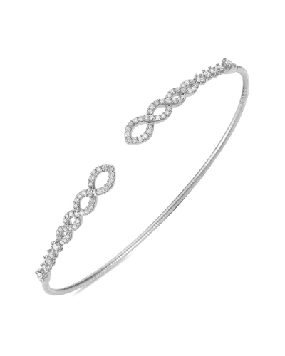 Shop Forever Creations Signature Forever Creations 14k 0.70 Ct. Tw. Diamond Flexible Bangle Bracelet