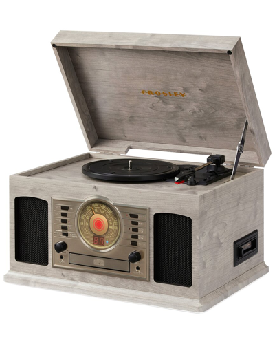 Shop Crosley Mcqueen 8-in-1 Record Player In Gray