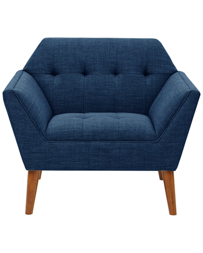 Shop Ink+ivy Newport Lounge Chair In Blue