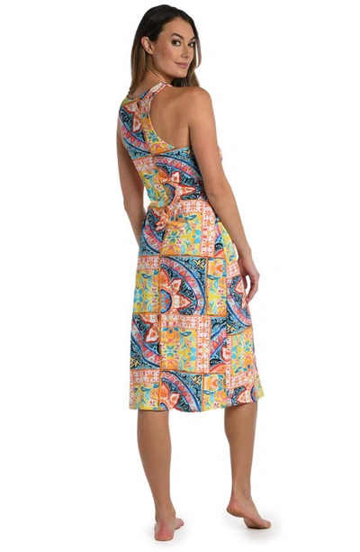 Shop La Blanca Soliel Cover-up Tank Dress In Multi