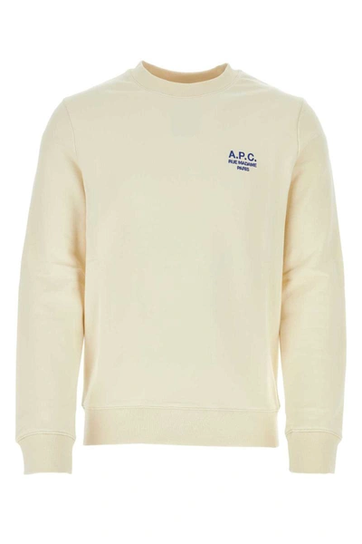 Shop Apc A.p.c. Sweatshirts In Yellow