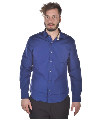 Shop Burberry Shirt In Blue