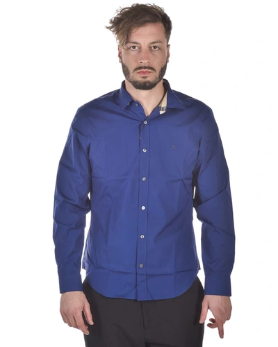 Shop Burberry Shirt In Blue