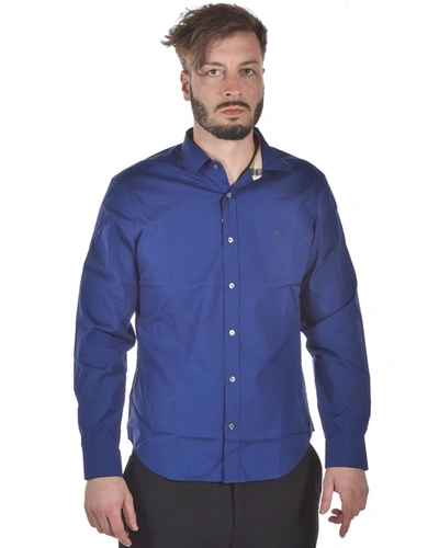 Shop Burberry Shirt In Blue