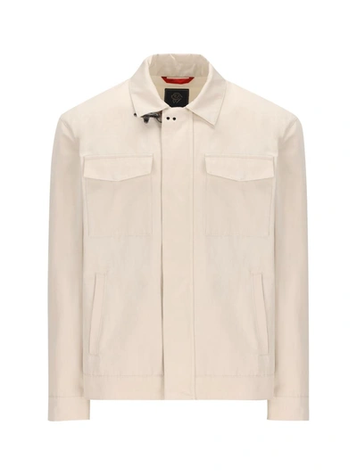 Shop Fay Jackets In Wool White