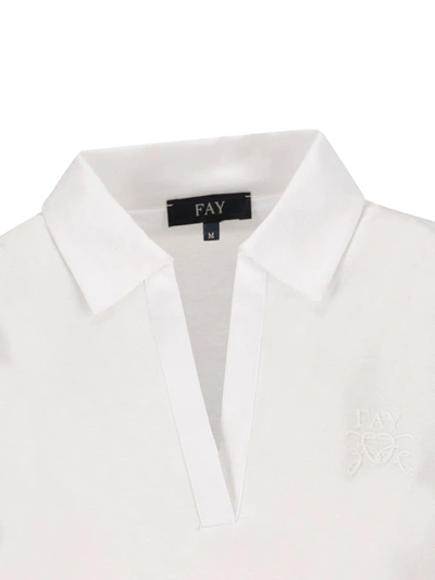 Shop Fay T-shirts And Polos In White