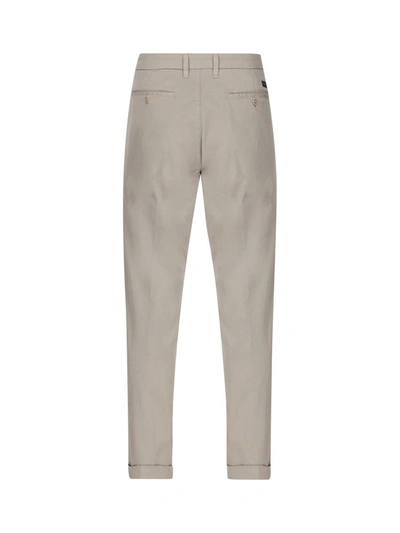 Shop Fay Trousers In Gray