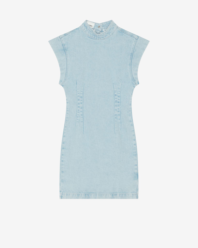 Shop Isabel Marant Nina Denim Dress In Blue