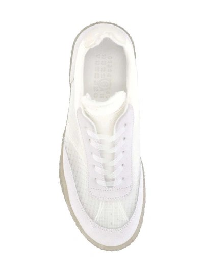 Shop Mm6 Maison Margiela Sneakers In White