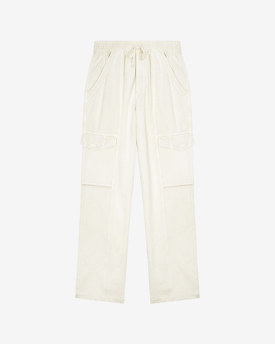 Shop Marant Etoile Peorana Trousers In White