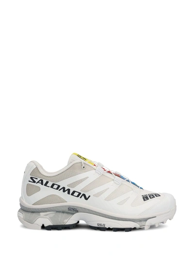 Shop Salomon Sneakers In White/ebony/lunar Rock