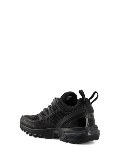 Shop Salomon Sneakers In Black/black/black