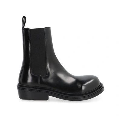 Shop Bottega Veneta Fireman Ankle Boots In Black