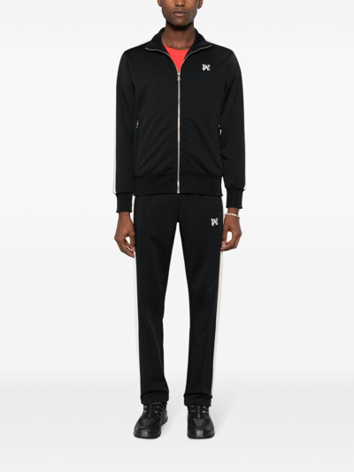 Palm Angels Onogram Track Jacket In Black