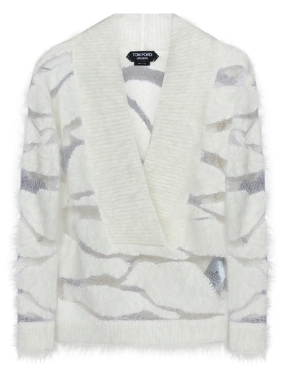 Shop Tom Ford Sweater In Bianco