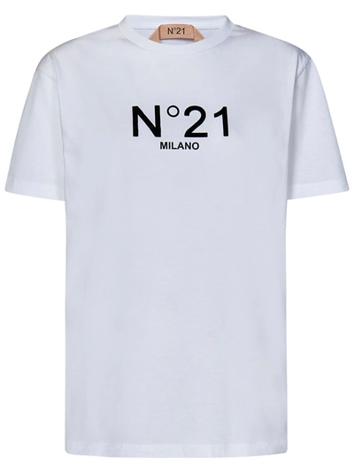 Shop N°21 T-shirt  In Bianco