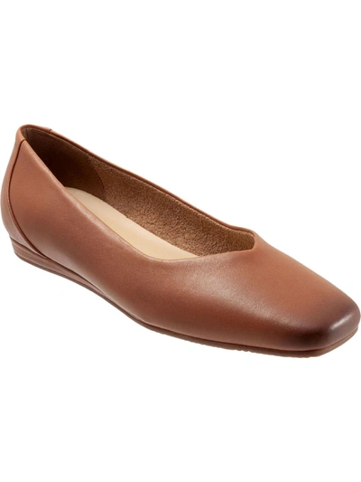 Shop Softwalk Vellore Womens Leather Comfort Insole Flats In Multi