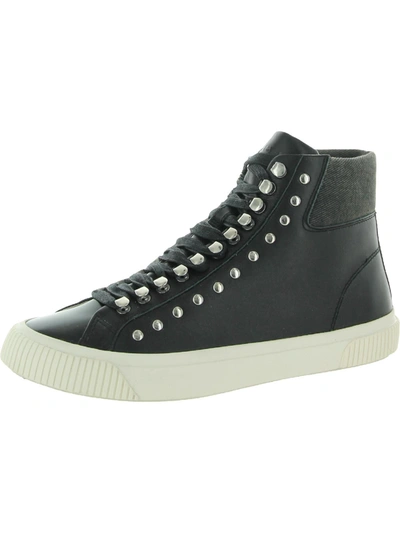 Shop Diesel S-mustave Mc W Womens Leather Flats Athletic And Training Shoes In Black