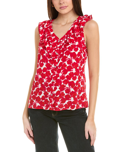 Shop Cabi Rosy Top In Red