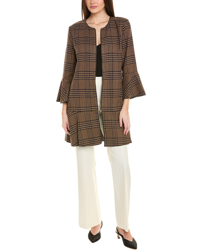 Shop Cabi Flounce Jacket In Brown
