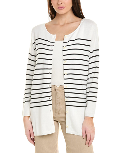 Shop Cabi Turnabout Cardigan In White