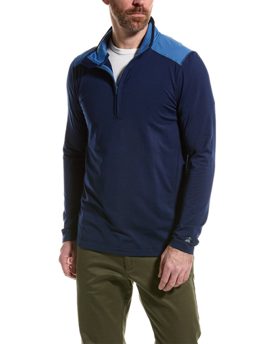 Shop Brooks Brothers Golf 1/2-zip Pullover In Blue