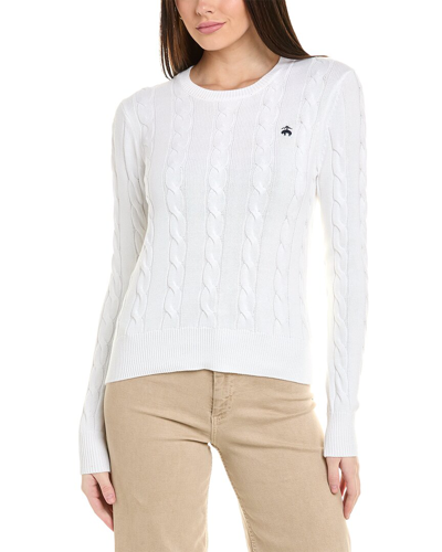 Shop Brooks Brothers Cable Sweater
