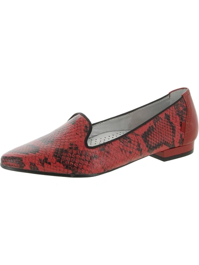 Shop Marc Joseph Park Row Flat Womens Leather Slip-on Loafers In Multi