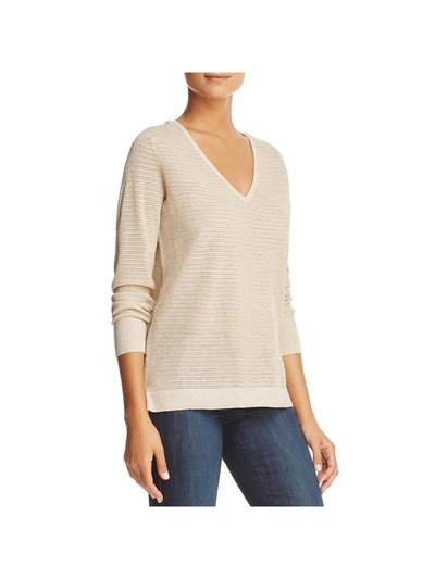 Shop Nydj Womens Lurex V Neck Sweater In Multi