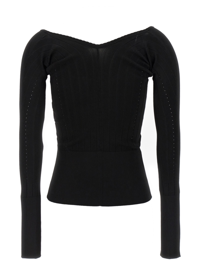Shop Jacquemus Le Haut Pralu Sweater In Black