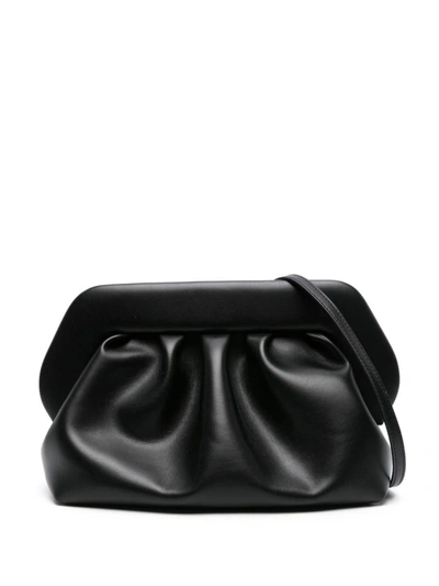 Shop Themoirè Bios Vegan Leather Clutch Bag In Black