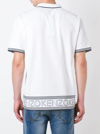 Shop Kenzo Letters Logo Polo Shirt