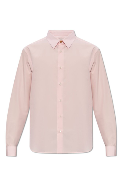 Shop Paul Smith Tailored Shirt In Pink