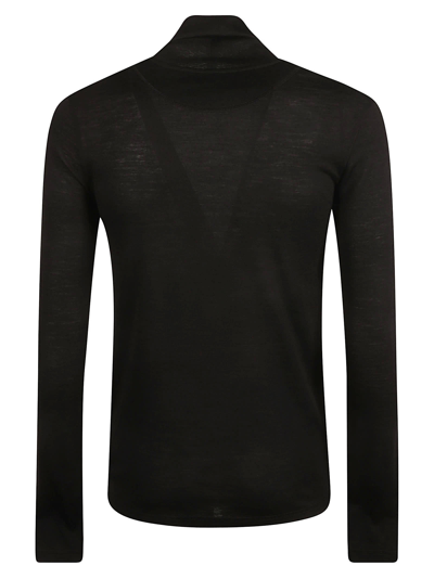 Shop Jil Sander Lightweight Technical Jersey Top In Black