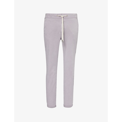 Shop Paige Fraser Tapered-leg Stretch-woven Trousers In Vintage Dusty Iris