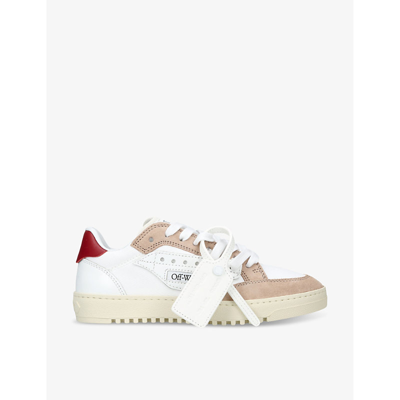 Off-white Shoes In White/red
