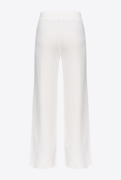 Shop Pinko Pantalon De Jogging Effet Molleton In Bright White