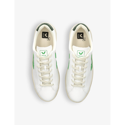 Shop Veja Mens White/oth Women's Urca Low-top Leather Trainers