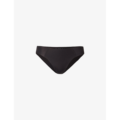 Sloggi Womens Black Zero Feel 2.0 Stretch-jersey Tanga Briefs In Black