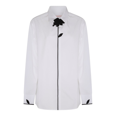 Shop Valentino Pap Collared Long In White